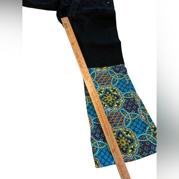 Vintage 80s Levis 501 Custom Flare Denim Button Fly Hippie USA Actual 30 x 29.5 - Picture 13 of 14